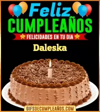 Felicidades en tu día Daleska